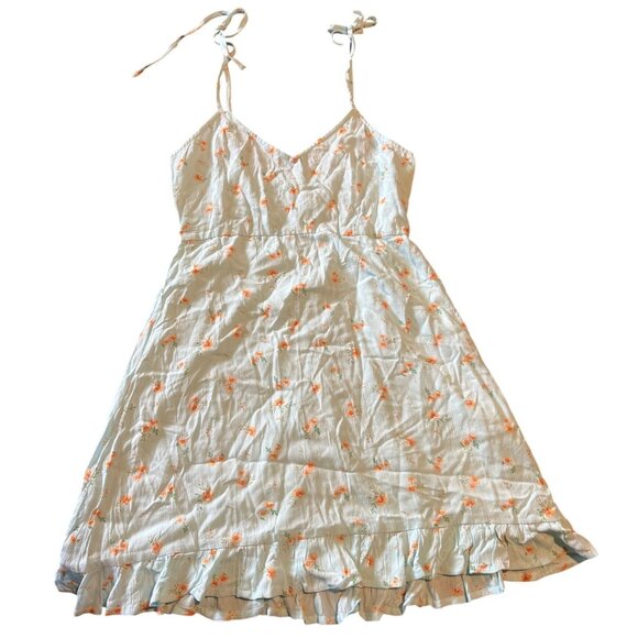 Billabong Heart Breaker Womens Blue Floral Sundress M lightweight Cottage Core - Picture 5 of 9